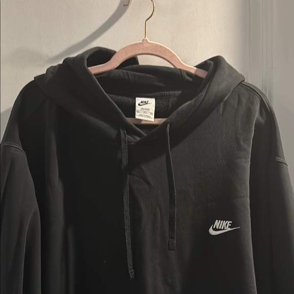 🦸‍♂️Big & Tall -Nike Classic Black Pullover Hoodie/ 4XL EUC - Picture 1 of 4